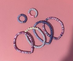 Handmade 4 Bracelets And 2 Rings