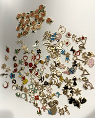 Jewelry Bracelet Charms lot of 140 – variety – NEW
