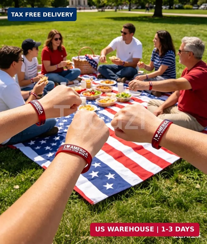 USA 250th Anniversary Bracelets American 4th of July Bracelets USA 250th Birthda gallery