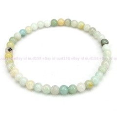 Stretchy 4mm Beads Bracelets Natural Gemstone Crystal Healing Reiki Amulet