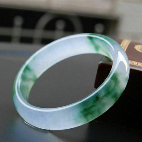 Beautiful Natural Green Jade Jadeite Gemstone Bangle Bracelet 56-64mm Jewelry gallery