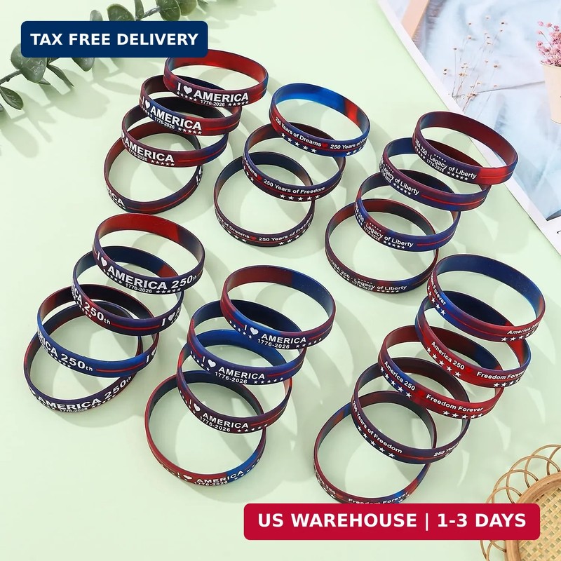 USA 250th Anniversary Bracelets American 4th of July Bracelets USA 250th Birthda gallery