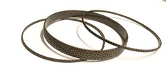 Set 3 Hammered Brass Stacking Bangle Bracelets EUC 8”