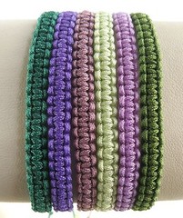 Handcrafted Cord Bracelet Adjustable Macrame Art Unisex Assorted Colors
