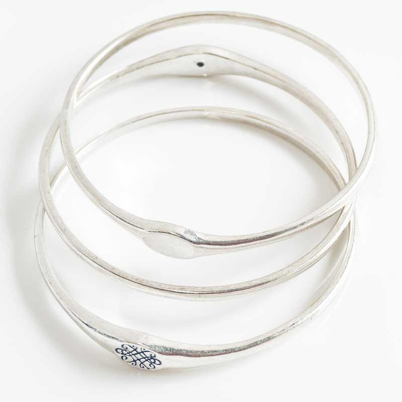 New 3pcs Chicos Stackable Bangle Bracelet Retro Women Party Holiday Jewelry Gift gallery
