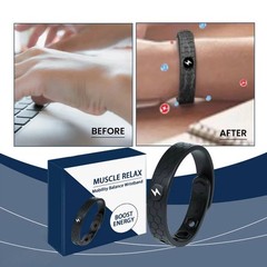 Fashionable Bracelet Arthritis Pain Relief Therapy Women Men Energy Strength US