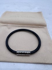 Louis Vuitton Keep It Bracelet Damier Graphite 19cm NEW w/ box & papers