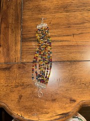 Brand New 10-Strand Multi-colored Beaded Bracelet