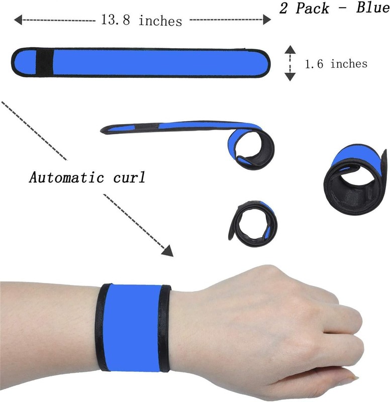 LED Glow Slap Bracelets - High Visibility Safety Wristbands for All Activities gallery