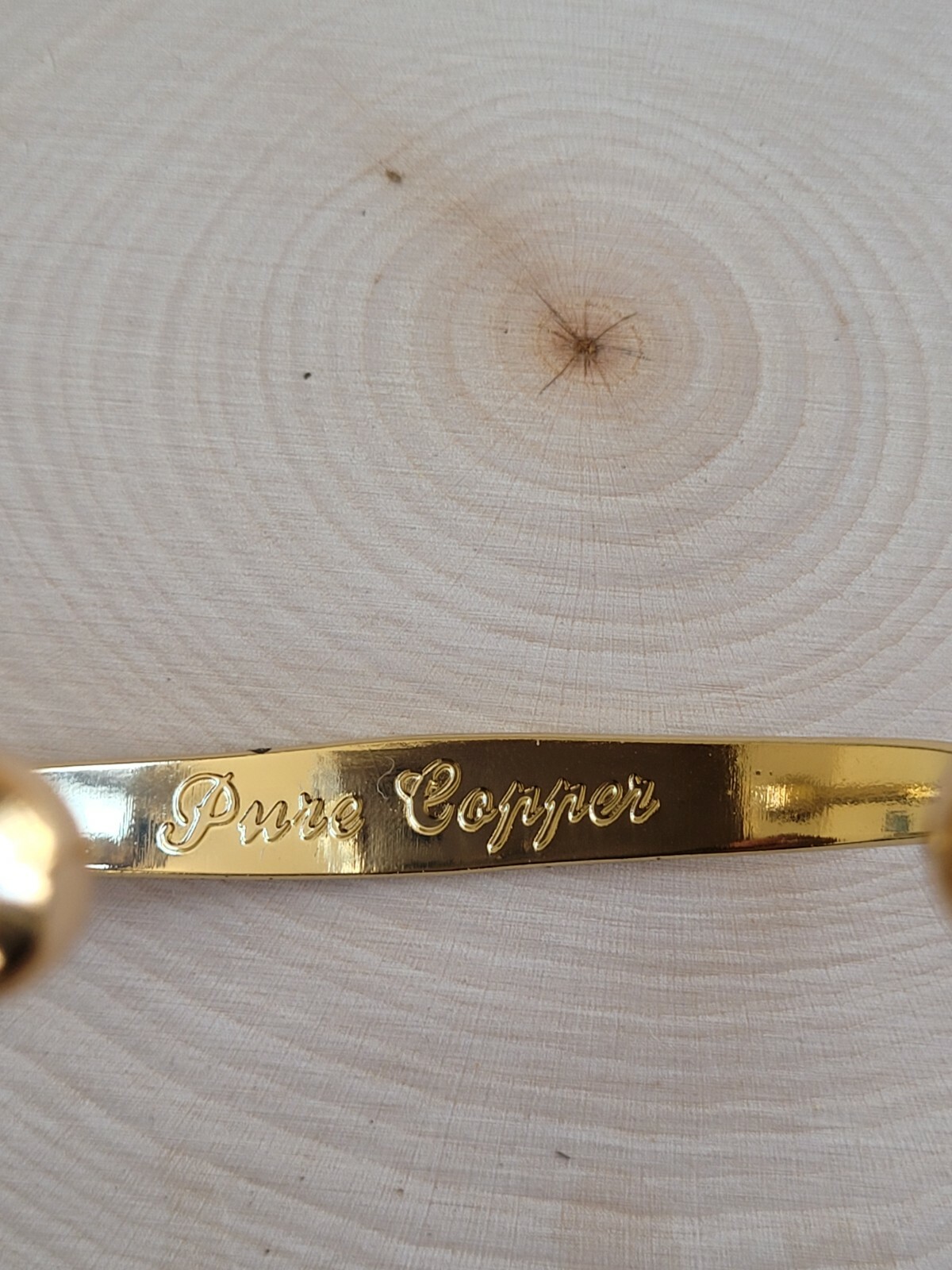 Pure Copper Magnetic Bracelet Gold Plated Arthritis Therapy Heavy Cuff Bracelet gallery