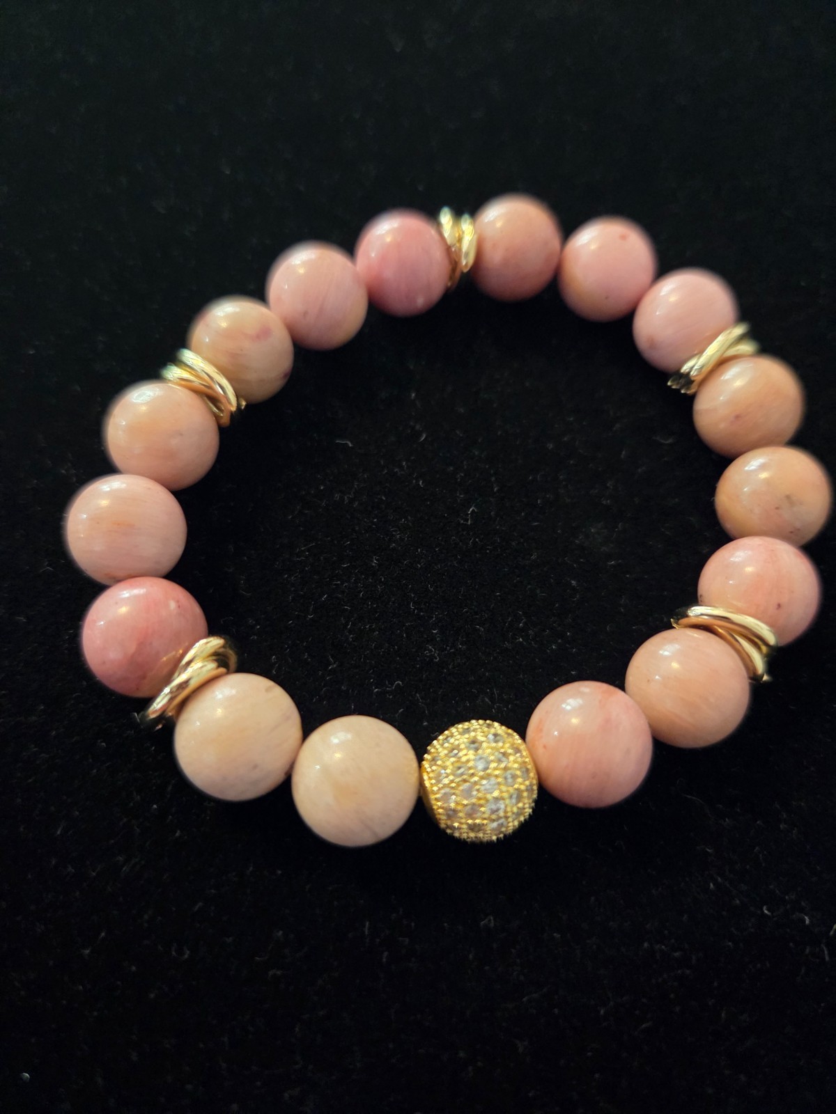 Parklane Pink Multi Beaded with Gold tone accents Bracelet gallery
