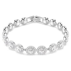 Swarovski Una Angelic bracelet Round cut, White, Rhodium plated 5682279