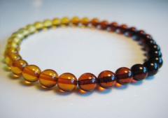 10 items Genuine Round Amber Baltic Amber Bracelet 40 grams !!!