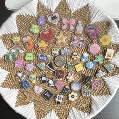 Assorted Mixed Lot of 50 flat back acrylics Multicolor Mixed Shapes Themes