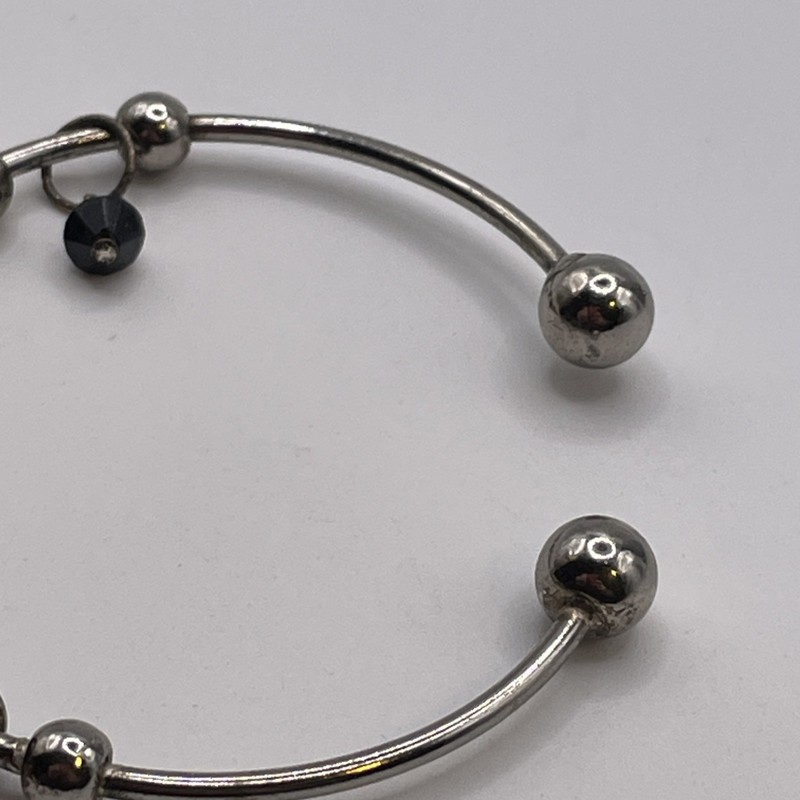Bracelet Vintage Halloween Boo Ghosts Charm Metal Glass Bead Enamel Jewelry gallery