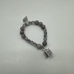 Vintage Alexa’s Angels prayer box Stretch bracelet NWT Crystal & Gemstone