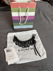 RARE-HTF-LIMITED EDITION Coach Fall/Winter 2014Runway Cameo Charm Bracelet