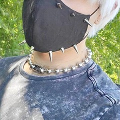 12mm Oversized Ball Chain Choker Necklace (bracelet) largest size Beads 1/2″