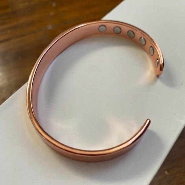 Pure Copper Bracelet 12 Powered Magnets Fashion Arthritis Men Women Cuff New gallery