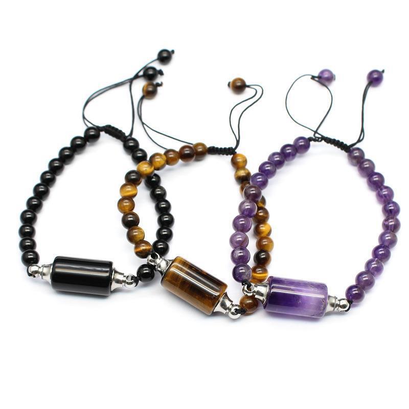Aromatherapy bottle bead bracelet Aventurine Quartz tiger'seye crystal bracelets gallery