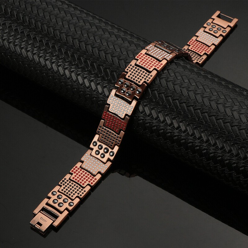 Rare Solid Copper Magnetic Bracelet 591 Elemen Arthritis Pain Balance Energy Joy gallery