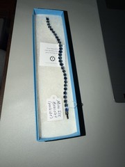 Touchstone Mini Ice Bracelet Poolside Swarovski 7.24” Rhodium Plating