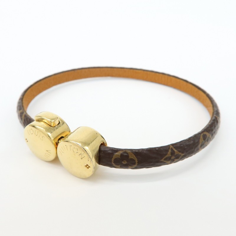 Louis Vuitton Monogram Historic Mini Bracelet Size 17 M6407F Authentic Used F/S gallery