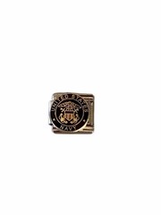 United States Navy Italian Charm Enamel Link 9MM