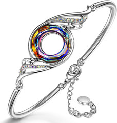“Rise from the Ashes” Phoenix Bracelet Made with Crystals from Austria, Adjustab