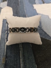 Silver Designer Cuff Bangle Bracelet 8″ Logos