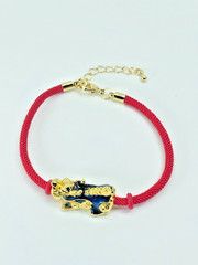 Good Luck Feng Shui Pi Xiu Foo Dog wth Color Changing Bead Adjustable Bracelets