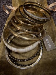 Set Of 10 Chico’s Bangle Bracelets NWT