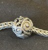 Trollbeads Sterling Silver Whorl Bead 925 Silver gallery