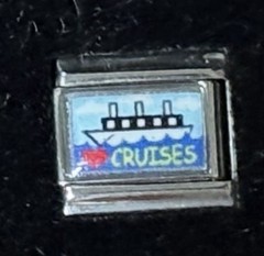 Cruises Italian Charm Enamel Link 9MM K2017