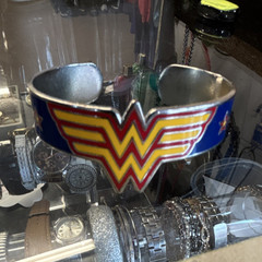 DC Comics Wonder Woman Cuff Bracelet Blue Red Yellow