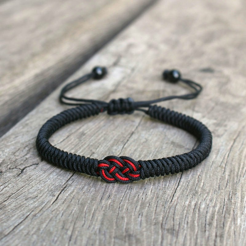 2PCS Lucky Agate String Thread Braided Knitted Rope Knot Bracelet Best Gift gallery