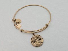 Alex & Ani Tree Of Life 🌳 Gold Charm Bangle Bracelet ✨