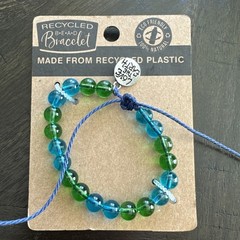 Recycled Brad Bracelet Made From Recycled Plastic 100% Natural Eco Friendly