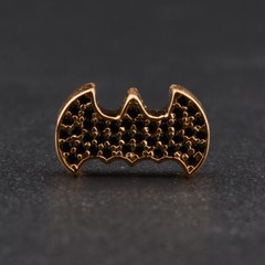 Man’s Cubic Zirconia Hand-made Bracelets Batman Fashion Charm Connector Beads