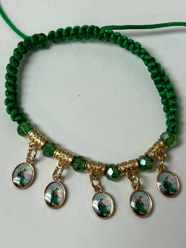 ST. JUDE STRING BRACELET/ PULCERA DE HILO DE SAN JUDAS TADEO -PROTECTION gallery