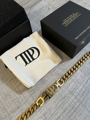 TAYLOR SWIFT TTPD The Tortured Poets Department Bracelet L/XL Gold Chain Link