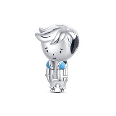 LAZA European 925 Sterling Silver DIY Charm Boy Girl Friend fit Women Bracelet