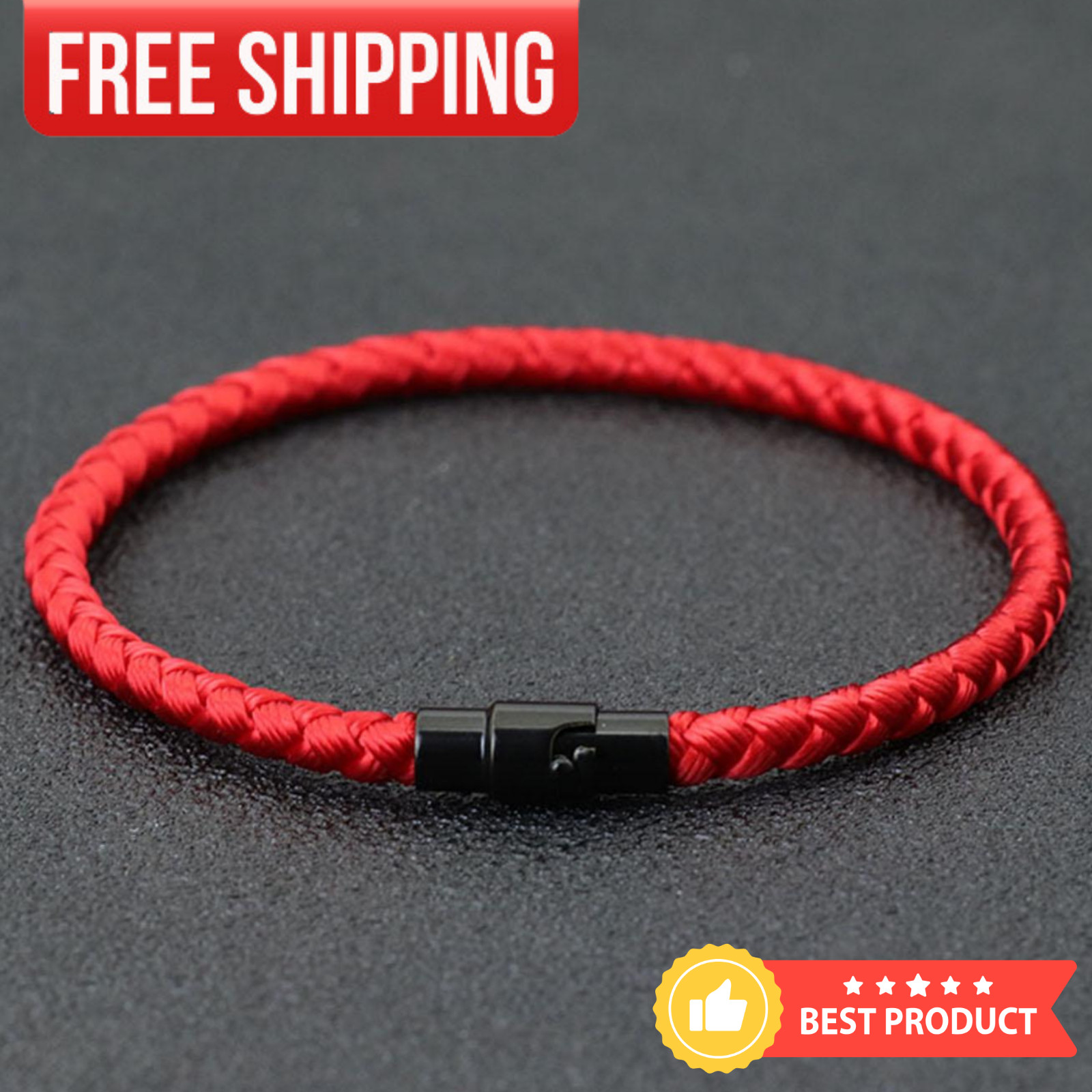 Braided Rope Bracelet Good Luck Fortune Couple Bracelet Cuff Bangle For Man Wome gallery