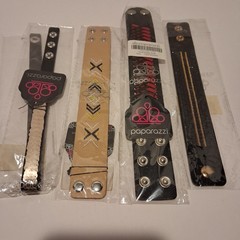 NWT 4 Paparazzi Bracelets With Snap Closures – Dress Up Or Down! P9