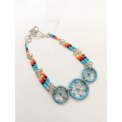 Southwestern Western Native Tribal Dream Catcher Hook Adjustable Bracelet