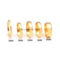 Wedding Bands Minimalist Comfort Fi Yellow Promise Ring 14k gold ring