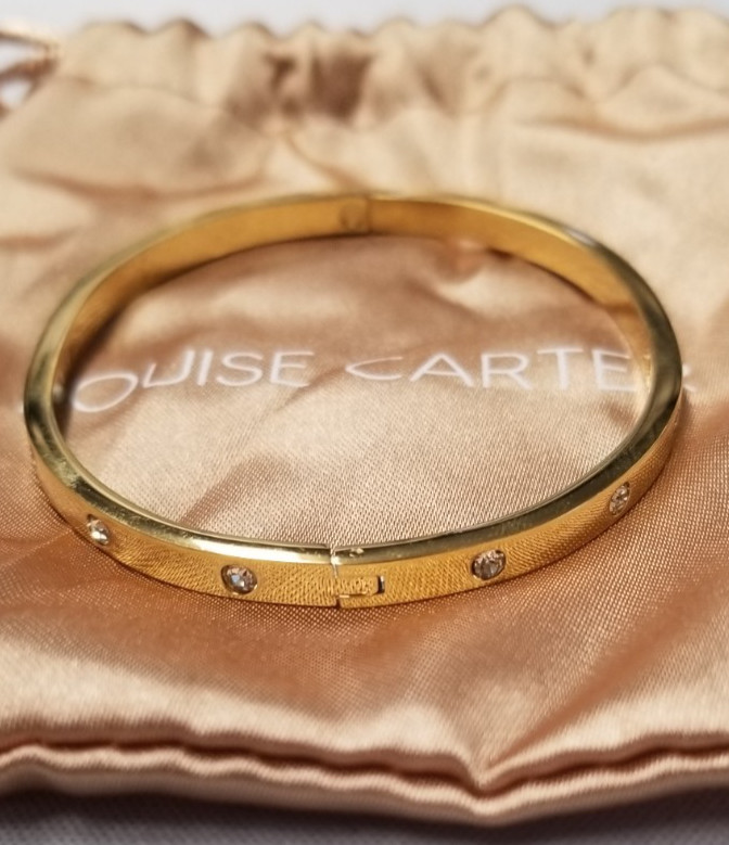 Louise Carter 18K Gold Plated Vina Bracelet 2.5" gallery