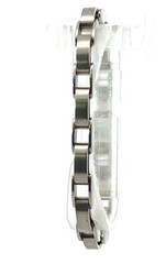 Stainless Steel 6mm Bicycle Curved Chain Link Bracelet