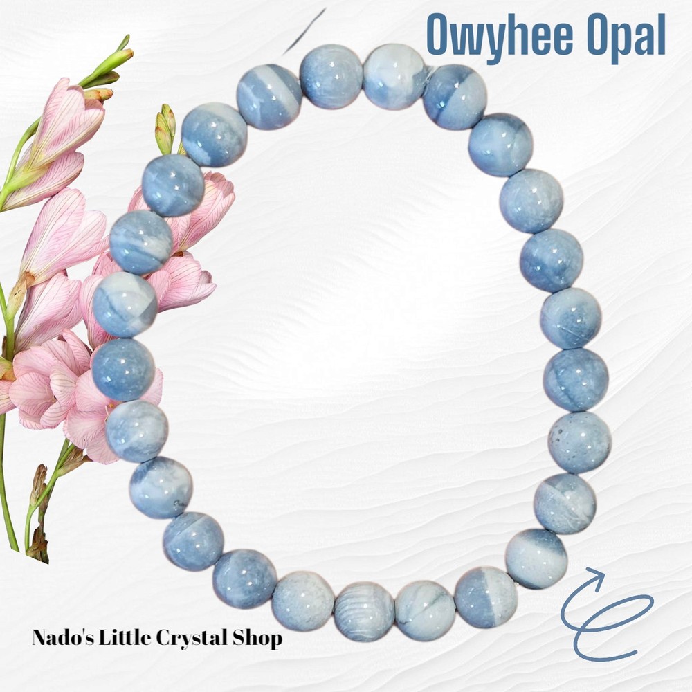 Owyhee Opal From The United States 7.8mm Bracelet