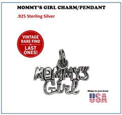 Mommy’s Girl 925 Solid Sterling Silver Pendant/Charm